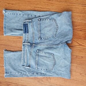 BDG "Kick" Raw Hem Cropped Jeans